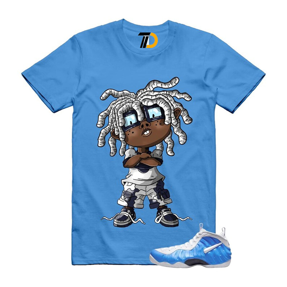 Foamposite University Blue White Midnight Navy Air Pro 2026 Shirt To Match Chongo T-Shirt
