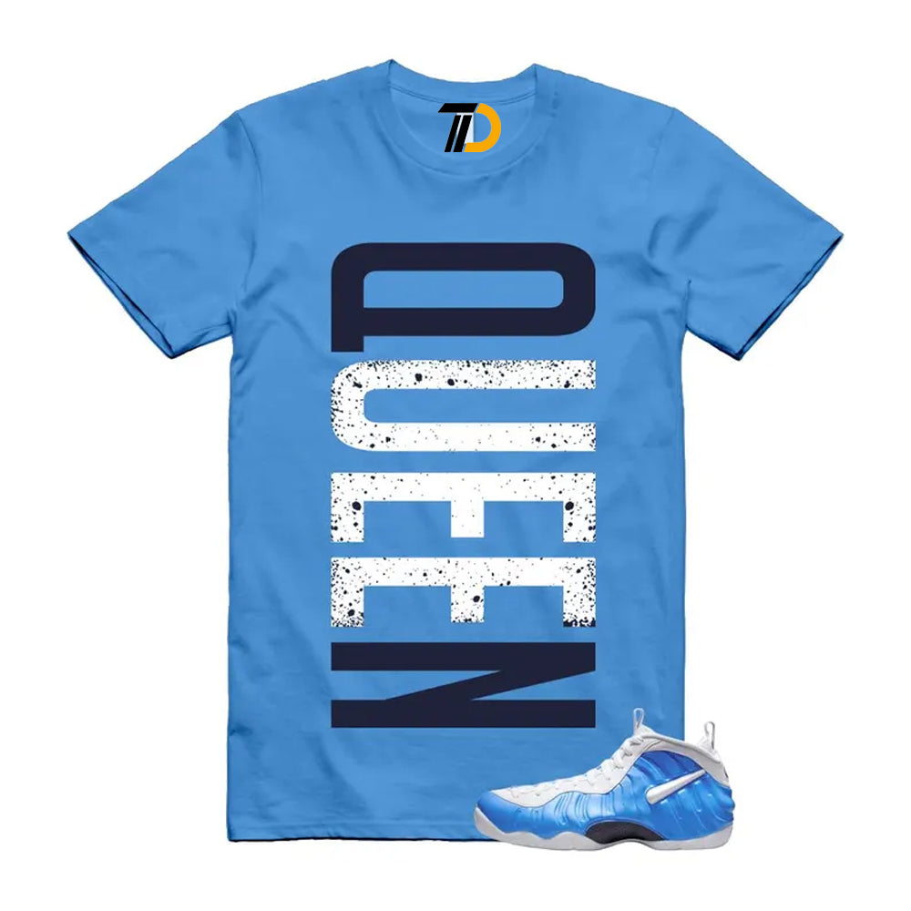 Foamposite University Blue White Midnight Navy Air Pro 2026 Shirt To Match Queen Vert T-Shirt