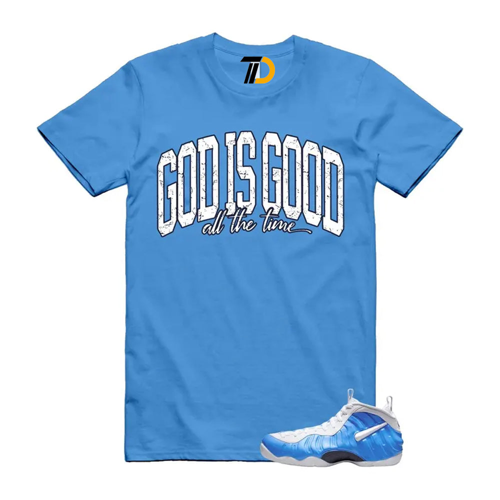 Foamposite University Blue White Midnight Navy Air Pro 2026 Shirt To Match Good T-Shirt