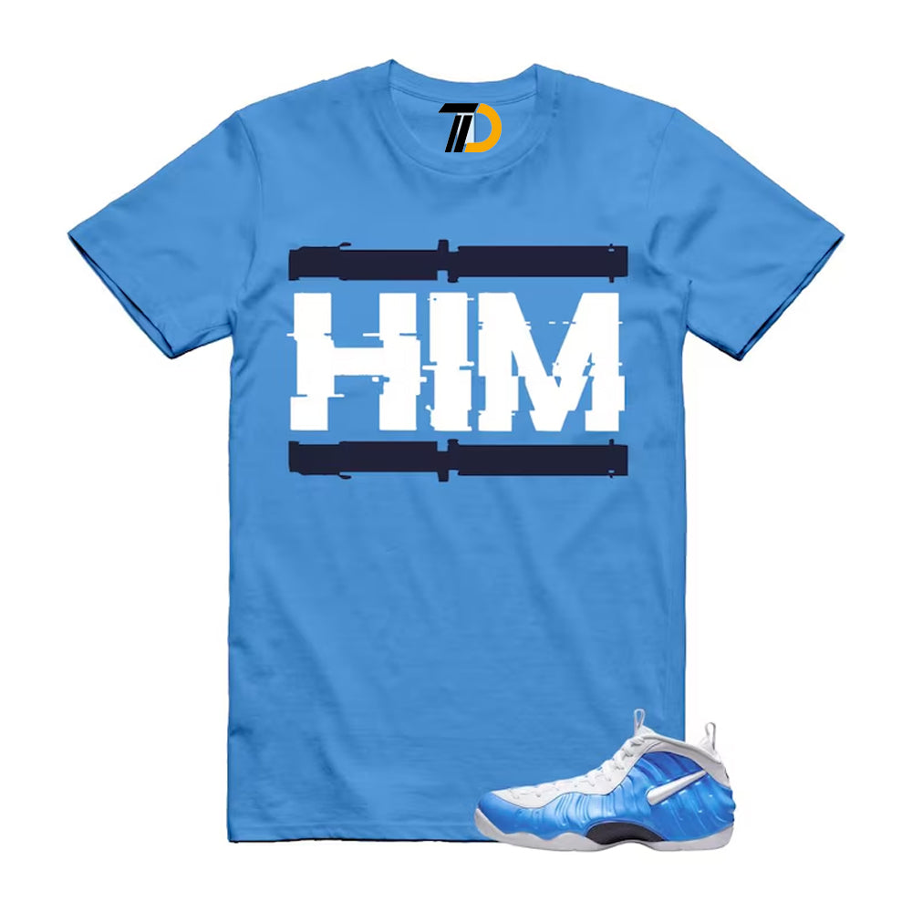 Foamposite University Blue White Midnight Navy Air Pro 2026 Shirt To Match Him T-Shirt
