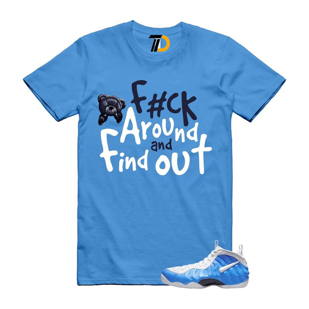 Foamposite University Blue White Midnight Navy Air Pro 2026 Shirt To Match Fck T-Shirt