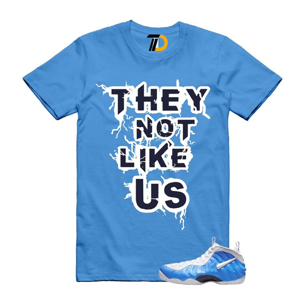 Foamposite University Blue White Midnight Navy Air Pro 2026 Shirt To Match Us T-Shirt