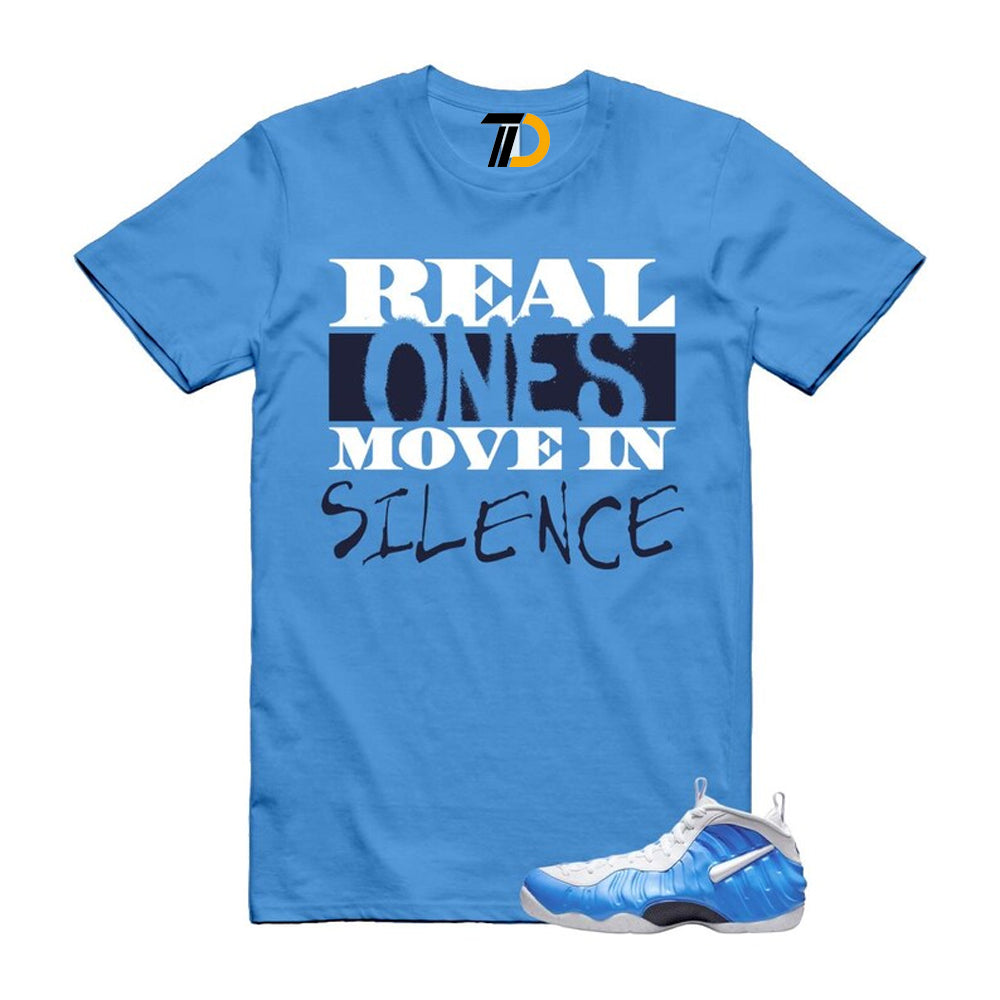 Foamposite University Blue White Midnight Navy Air Pro 2026 Shirt To Match Real T-Shirt
