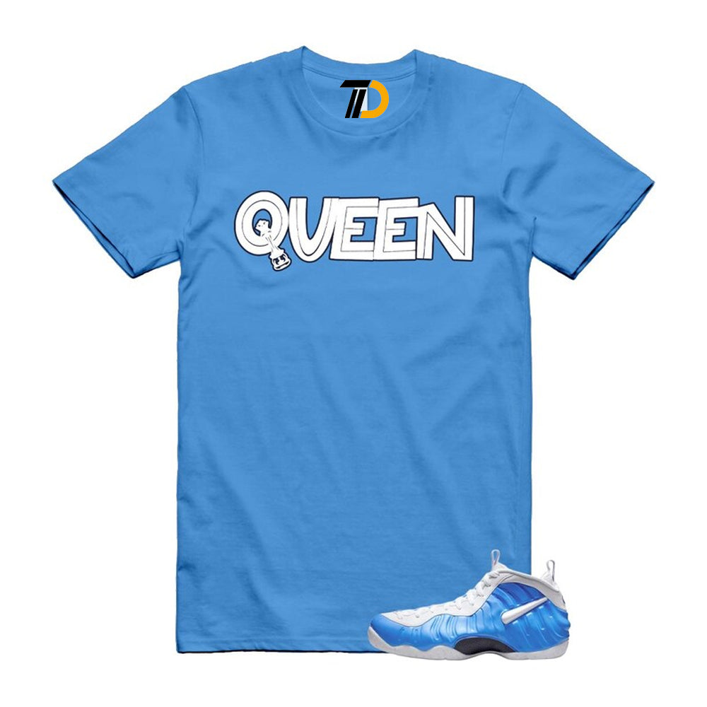 Foamposite University Blue White Midnight Navy Air Pro 2026 Shirt To Match Queen T-Shirt