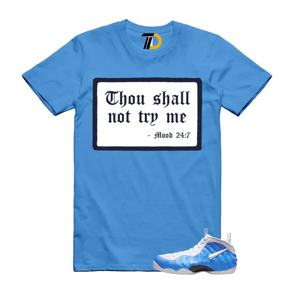 Foamposite University Blue White Midnight Navy Air Pro 2026 Shirt To Match Mood T-Shirt