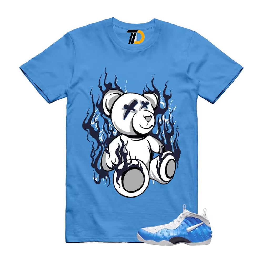 Foamposite University Blue White Midnight Navy Air Pro 2026 Shirt To Match Lit T-Shirt