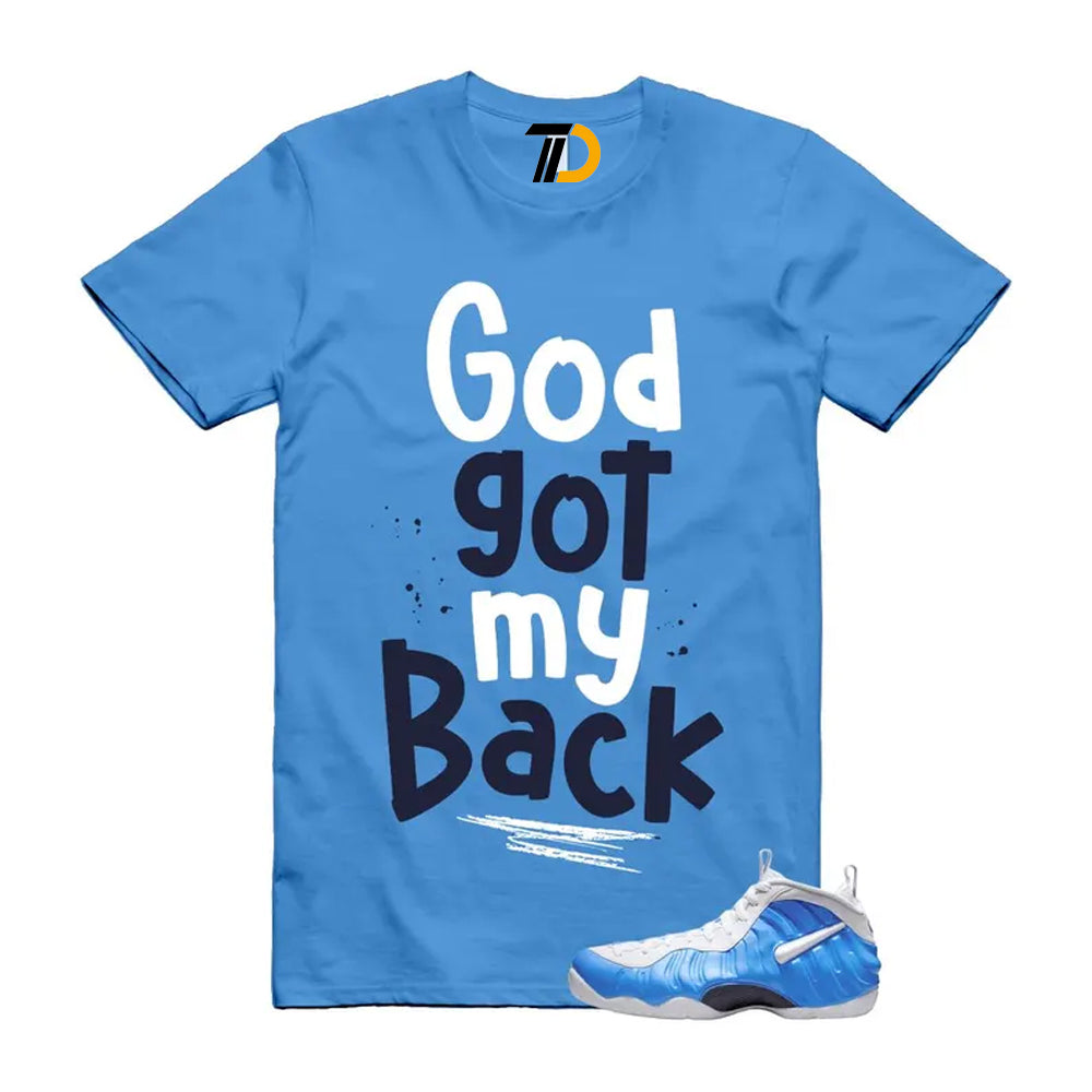 Foamposite University Blue White Midnight Navy Air Pro 2026 Shirt To Match God T-Shirt