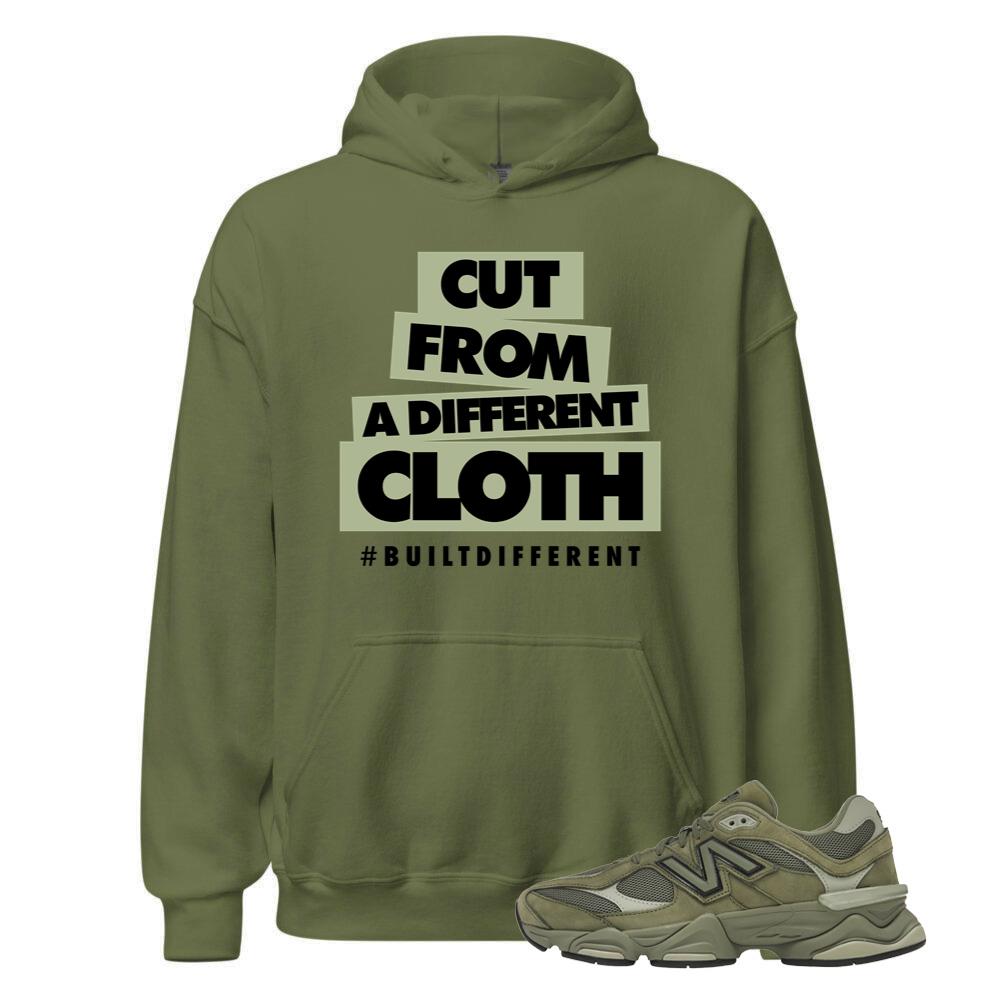 New Balance 9060 Dark Olivine Shirt to Match Cut From A Different Cloth, Hoodie U9060ZGD Match Sneaker Tee