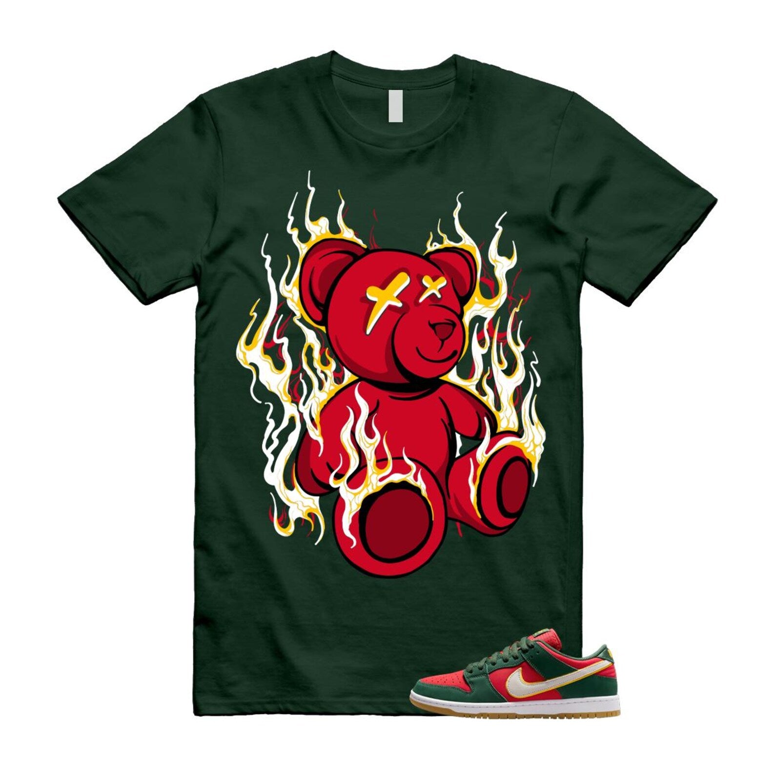 Dunk Seattle Supersonics Green Shirt to Match Lit T-shirt