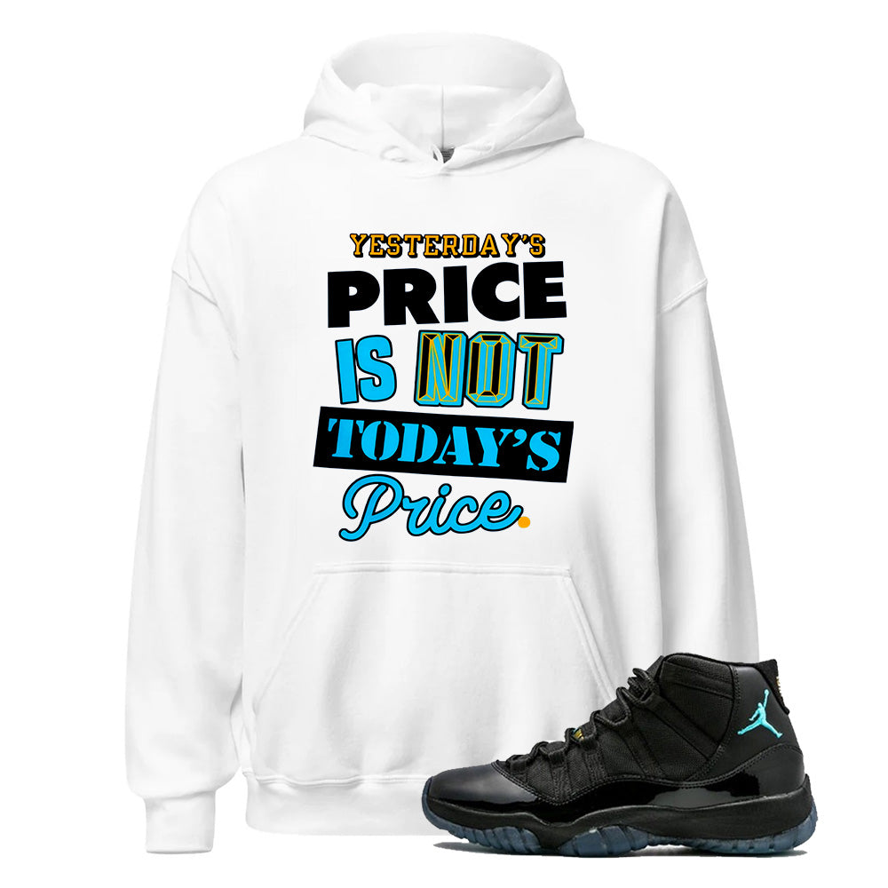 Jordan 11 Gamma Blue White Hoodie to Match Yesterday’s Price Is Not Today’s Price 378037-006 Match Sneaker Tee