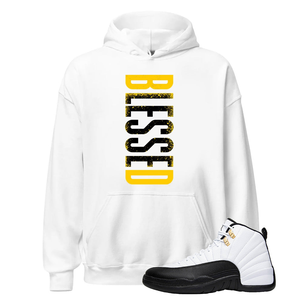 Air Jordan 12 Taxi Blessed Hoodie to Match 12 Graphic, CT8013-170, Match Sneaker Tee