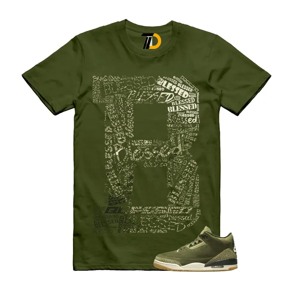 3 Family Affair Olive Sequoia Neutral Sail Shirt To Match B Blessed Streetwear T-Shirt 2025