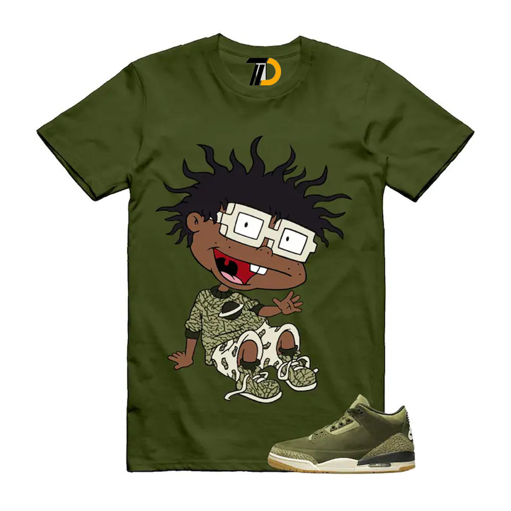 3 Family Affair Olive Sequoia Neutral Sail Shirt To Match Finster Streetwear T-Shirt 2025