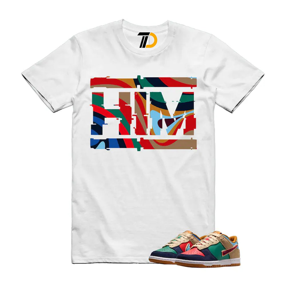 Dunk Midnight Navy Green Noise Low GS Mismatched Shirt To Match Him Streetwear T-Shirt 2026