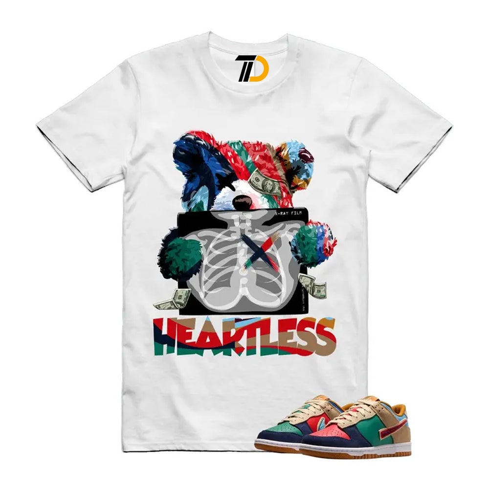 Dunk Midnight Navy Green Noise Low GS Mismatched Shirt To Match Heartless Streetwear T-Shirt 2026