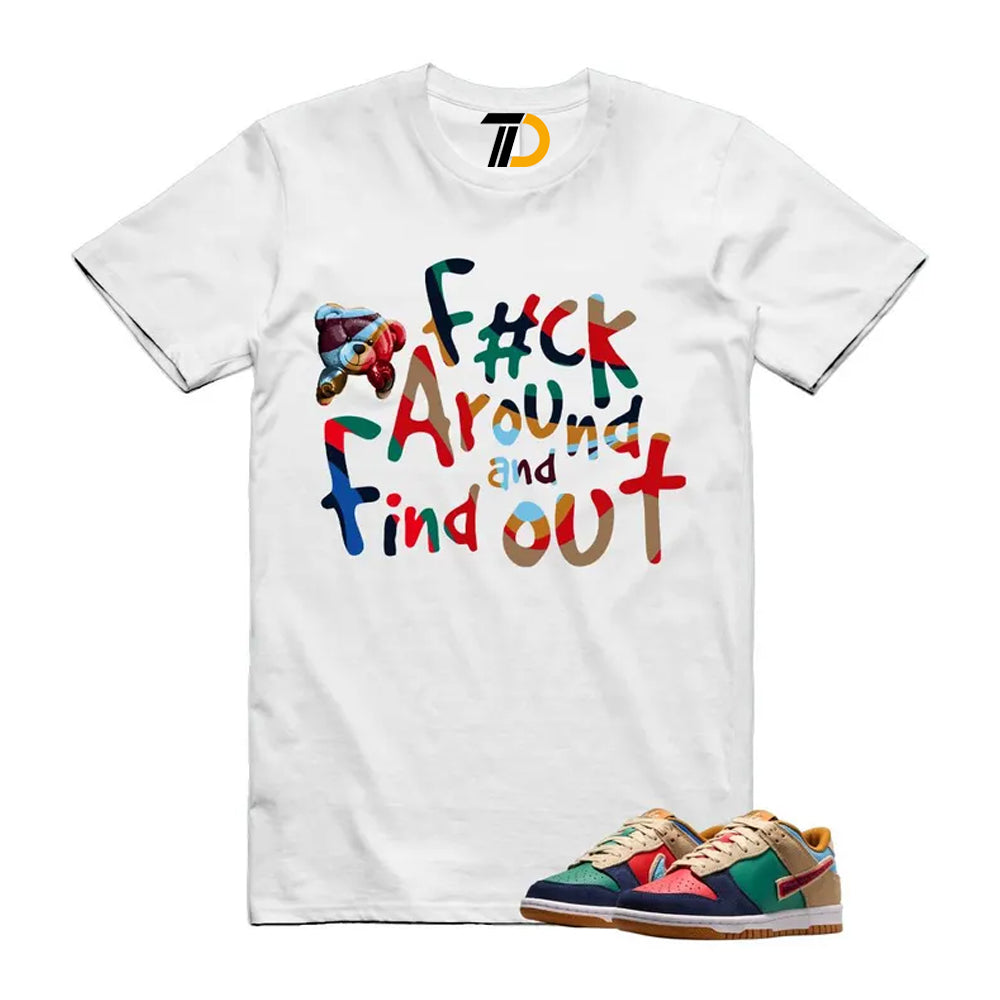 Dunk Midnight Navy Green Noise Low GS Mismatched Shirt To Match Fck Streetwear T-Shirt 2026