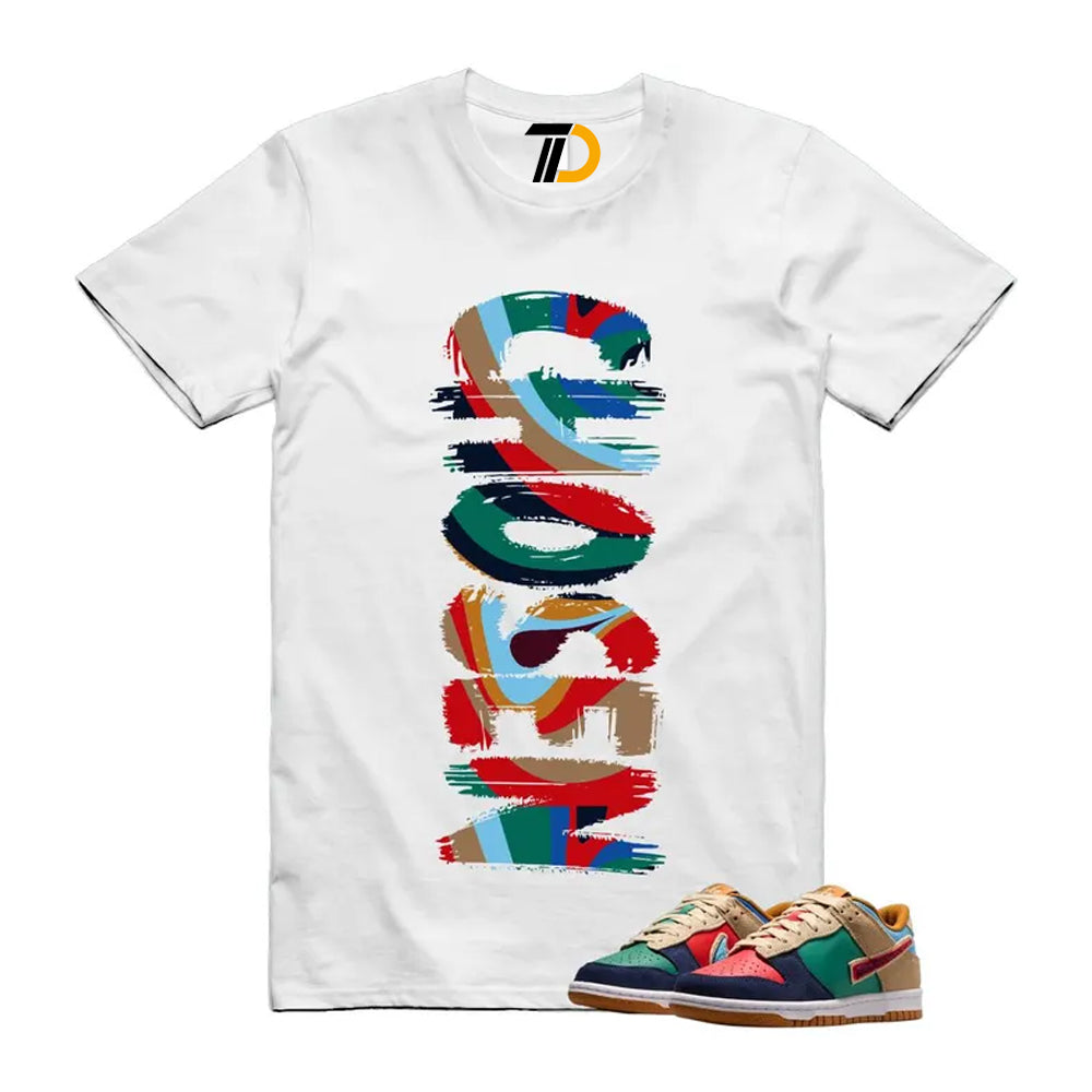 Dunk Midnight Navy Green Noise Low GS Mismatched Shirt To Match Chose Streetwear T-Shirt 2026