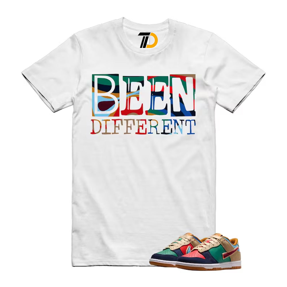 Dunk Midnight Navy Green Noise Low GS Mismatched Shirt To Match Been Different Streetwear T-Shirt 2026