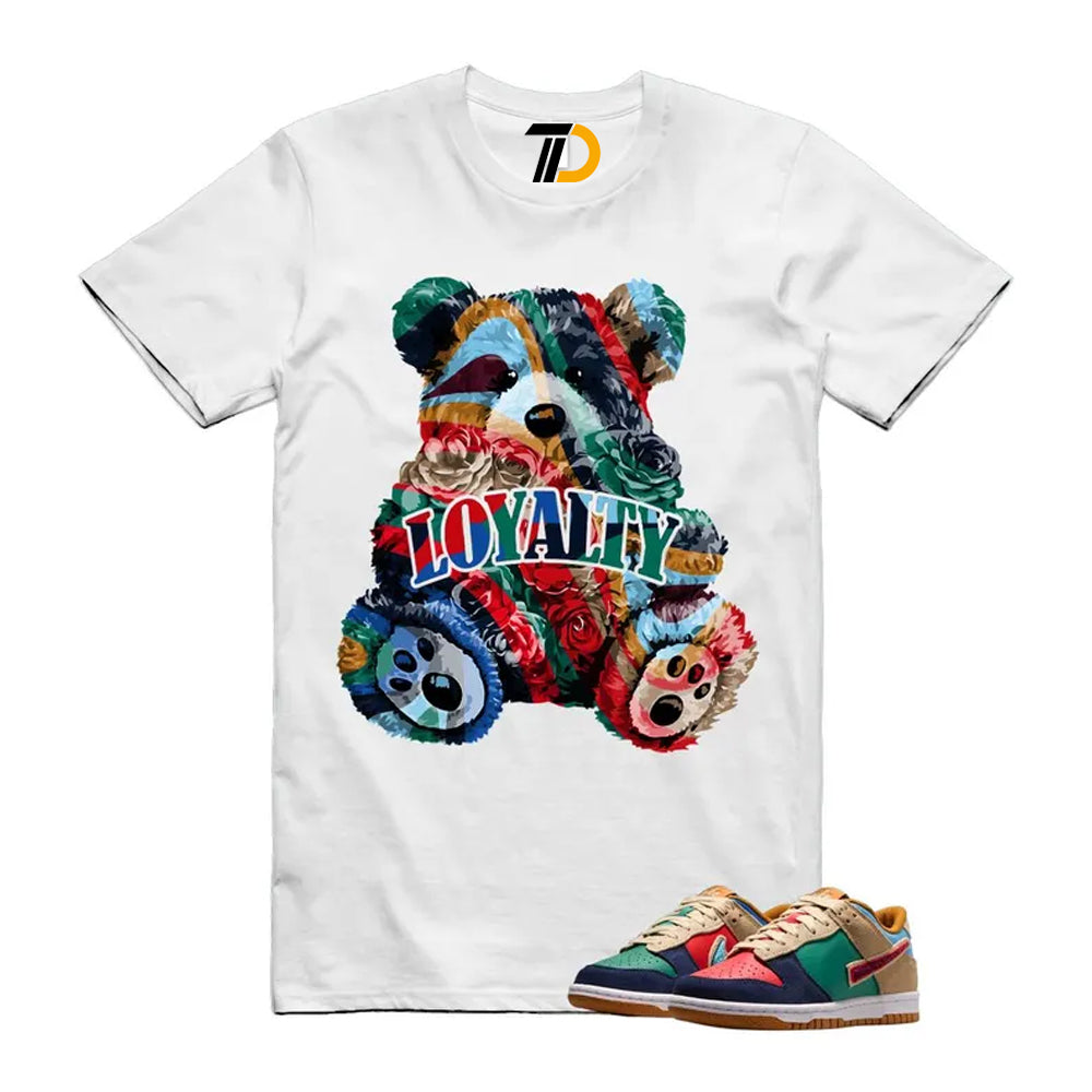 Dunk Midnight Navy Green Noise Low GS Mismatched Shirt To Match Loyalty Streetwear T-Shirt 2026