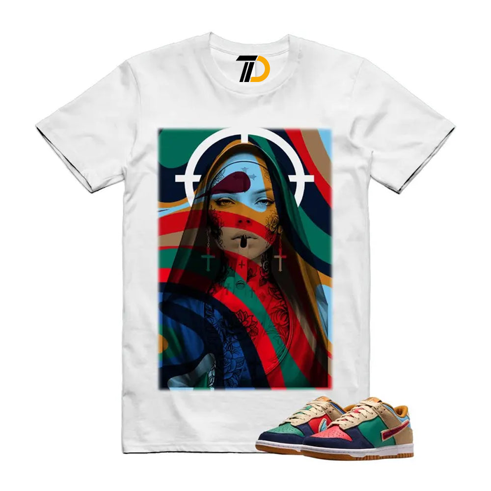 Dunk Midnight Navy Green Noise Low GS Mismatched Shirt To Match Nun Streetwear T-Shirt 2026
