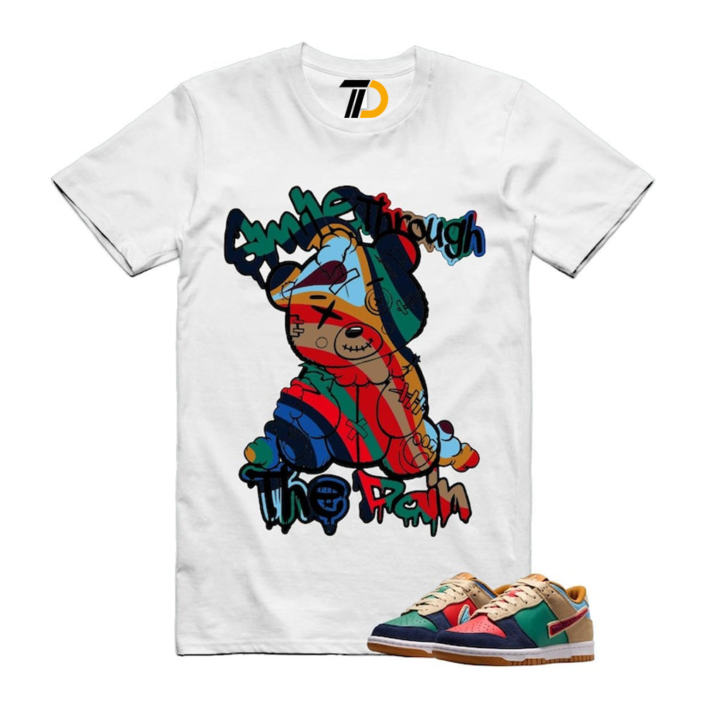 Dunk Midnight Navy Green Noise Low GS Mismatched Shirt To Match Smile Through The Pain Streetwear T-Shirt 2026