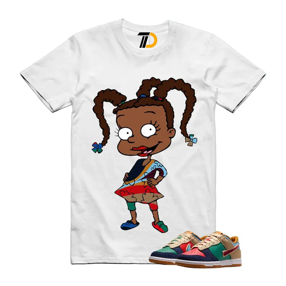 Dunk Midnight Navy Green Noise Low GS Mismatched Shirt To Match Susie Streetwear T-Shirt 2026