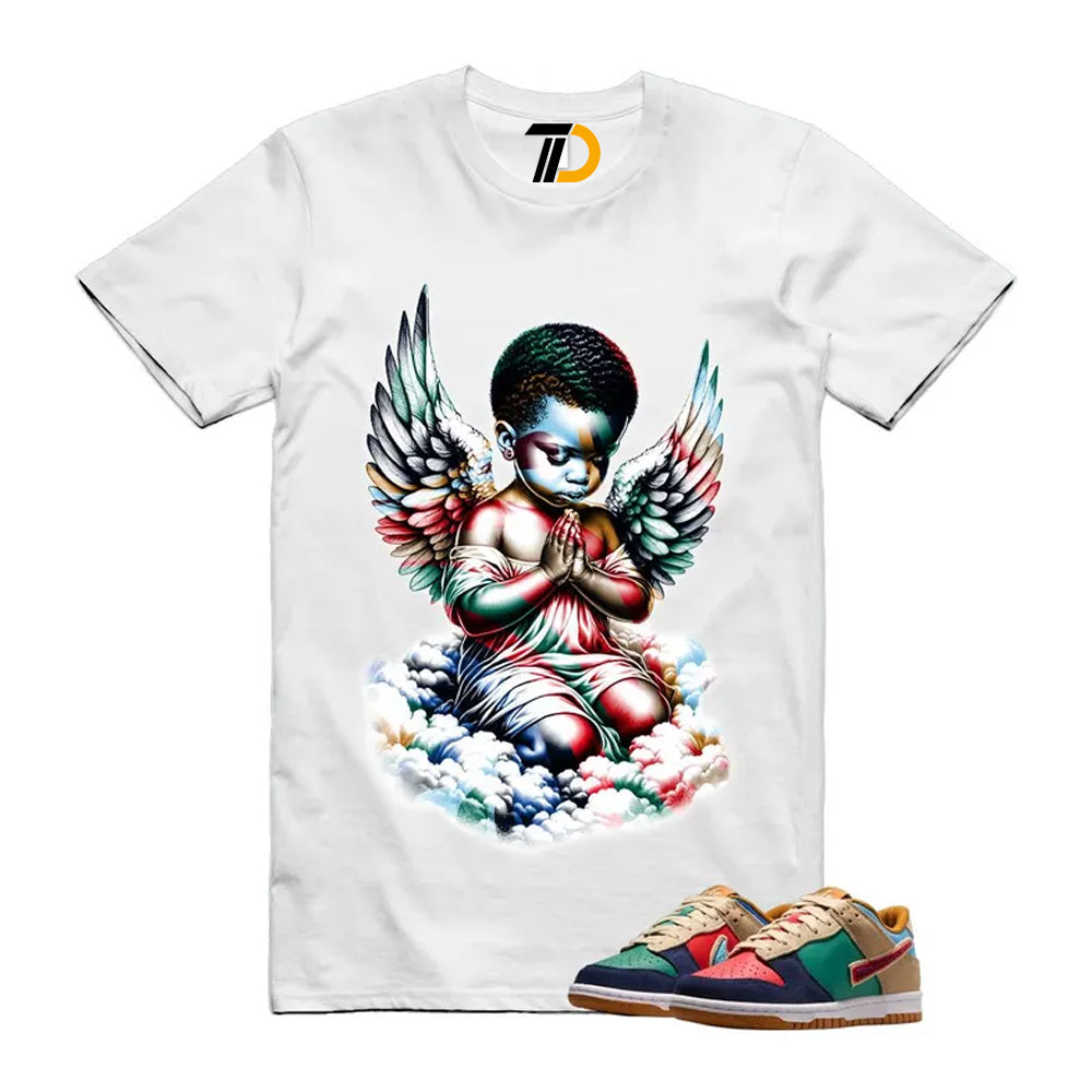 Dunk Midnight Navy Green Noise Low GS Mismatched Shirt To Match Angle Streetwear T-Shirt 2026