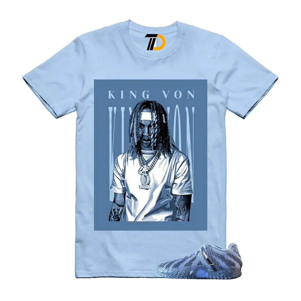 Ja 3 Cobalt Bliss Blue Shirt To Match King Von Streetwear T-Shirt 2026