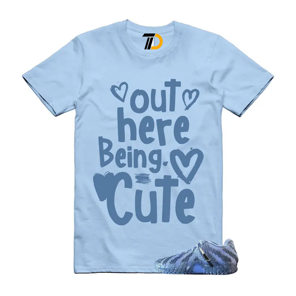 Ja 3 Cobalt Bliss Blue Shirt To Match Out Here Being Cute Streetwear T-Shirt 2026