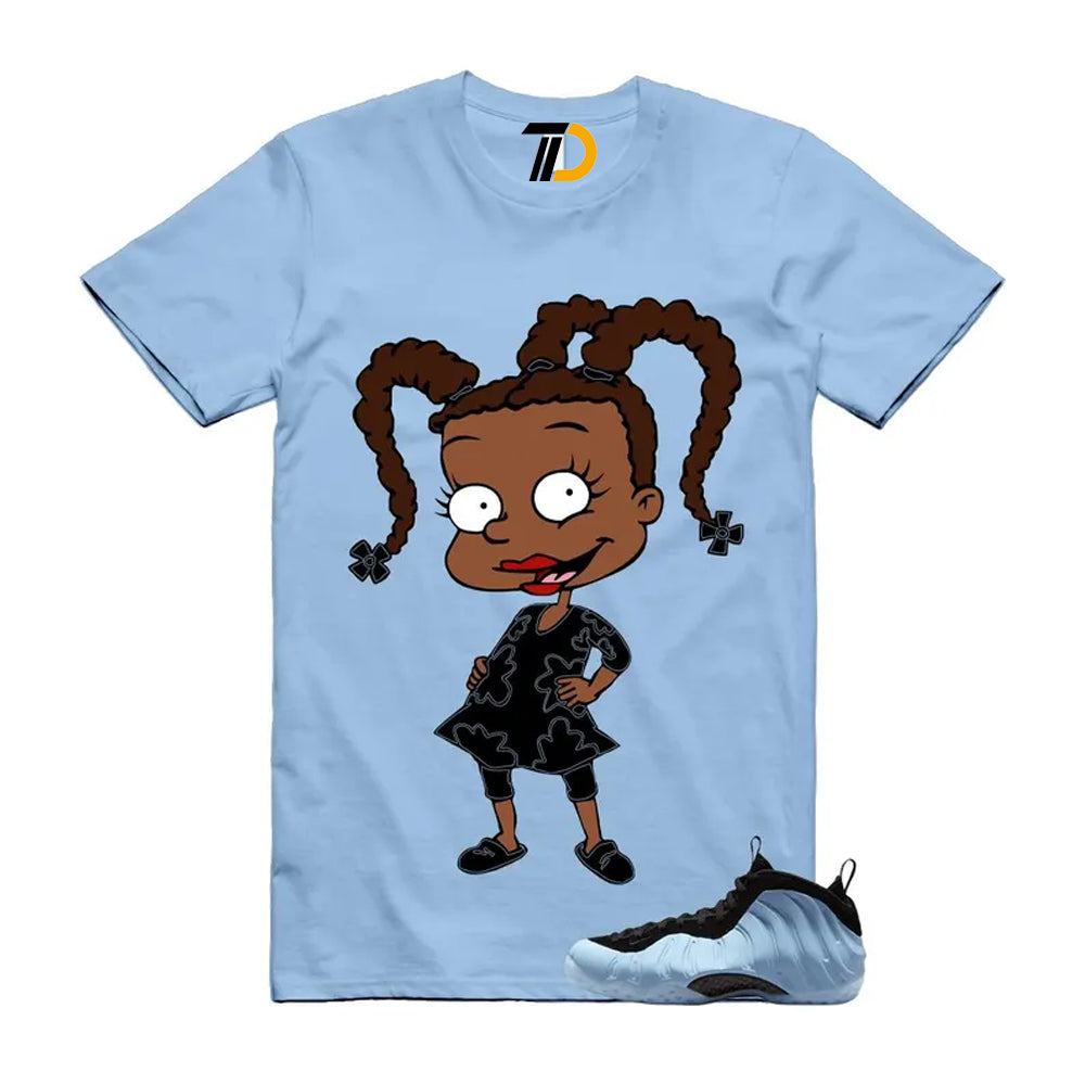 Foamposite Psychic Blue Black Air One Shirt To Match Susie Streetwear T-Shirt 2025