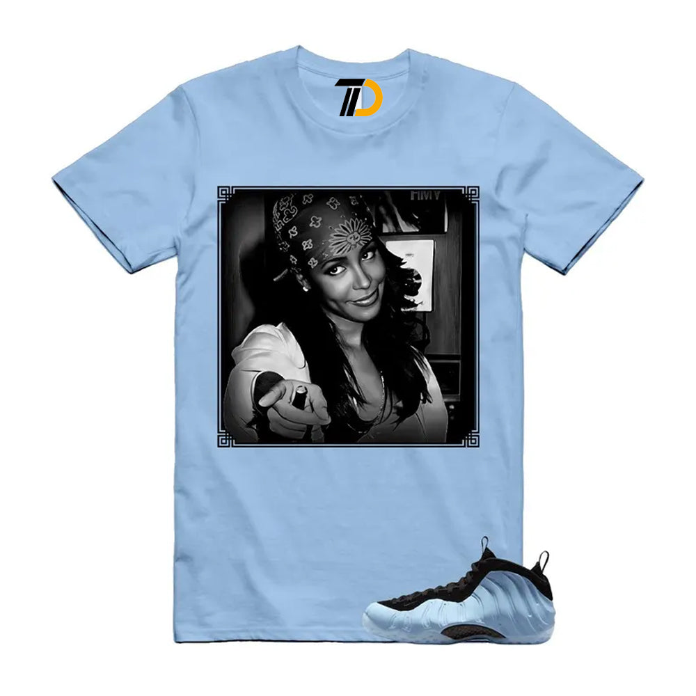 Foamposite Psychic Blue Black Air One Shirt To Match Liyah Streetwear T-Shirt 2025