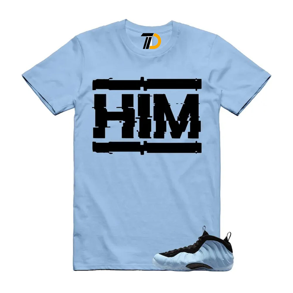 Foamposite Psychic Blue Black Air One Shirt To Match Him Streetwear T-Shirt 2025