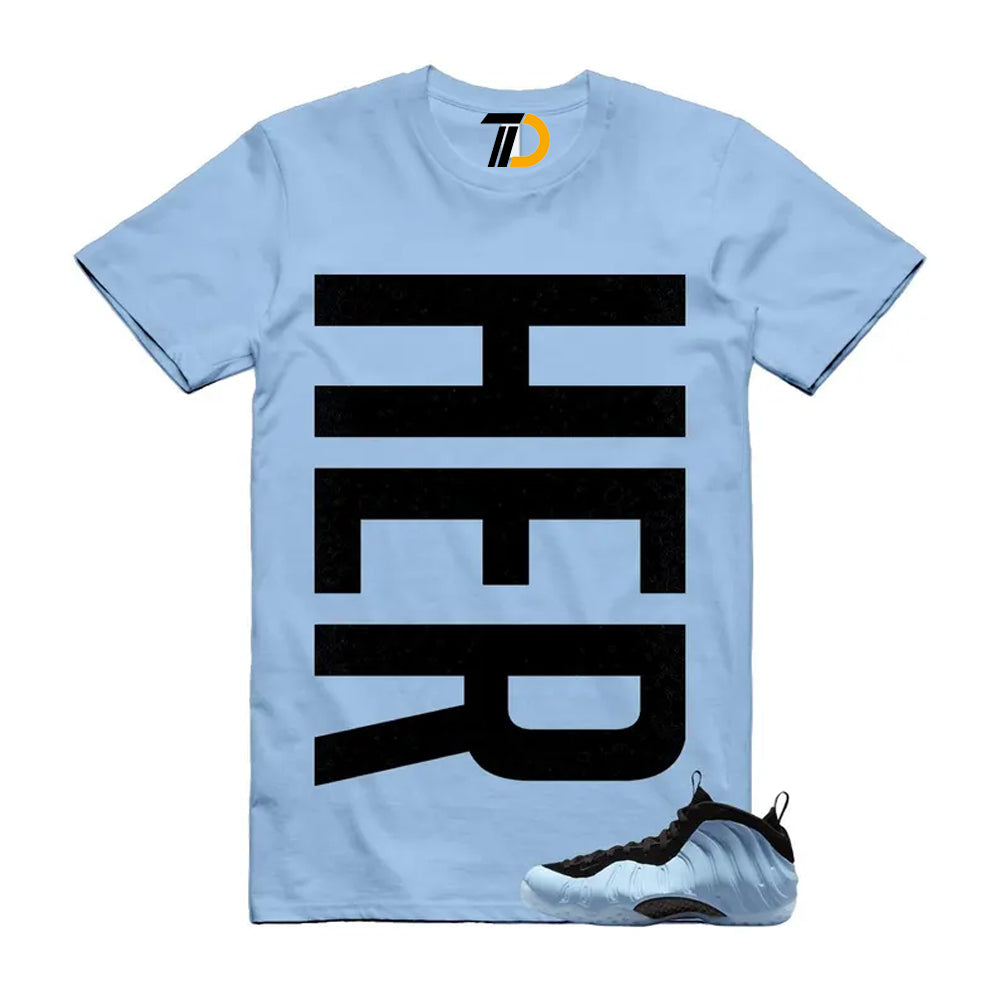 Foamposite Psychic Blue Black Air One Shirt To Match Her Vert Vert Streetwear T-Shirt 2025