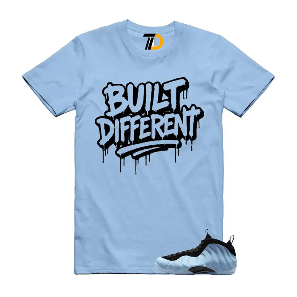 Foamposite Psychic Blue Black Air One Shirt To Match Built Different Streetwear T-Shirt 2025
