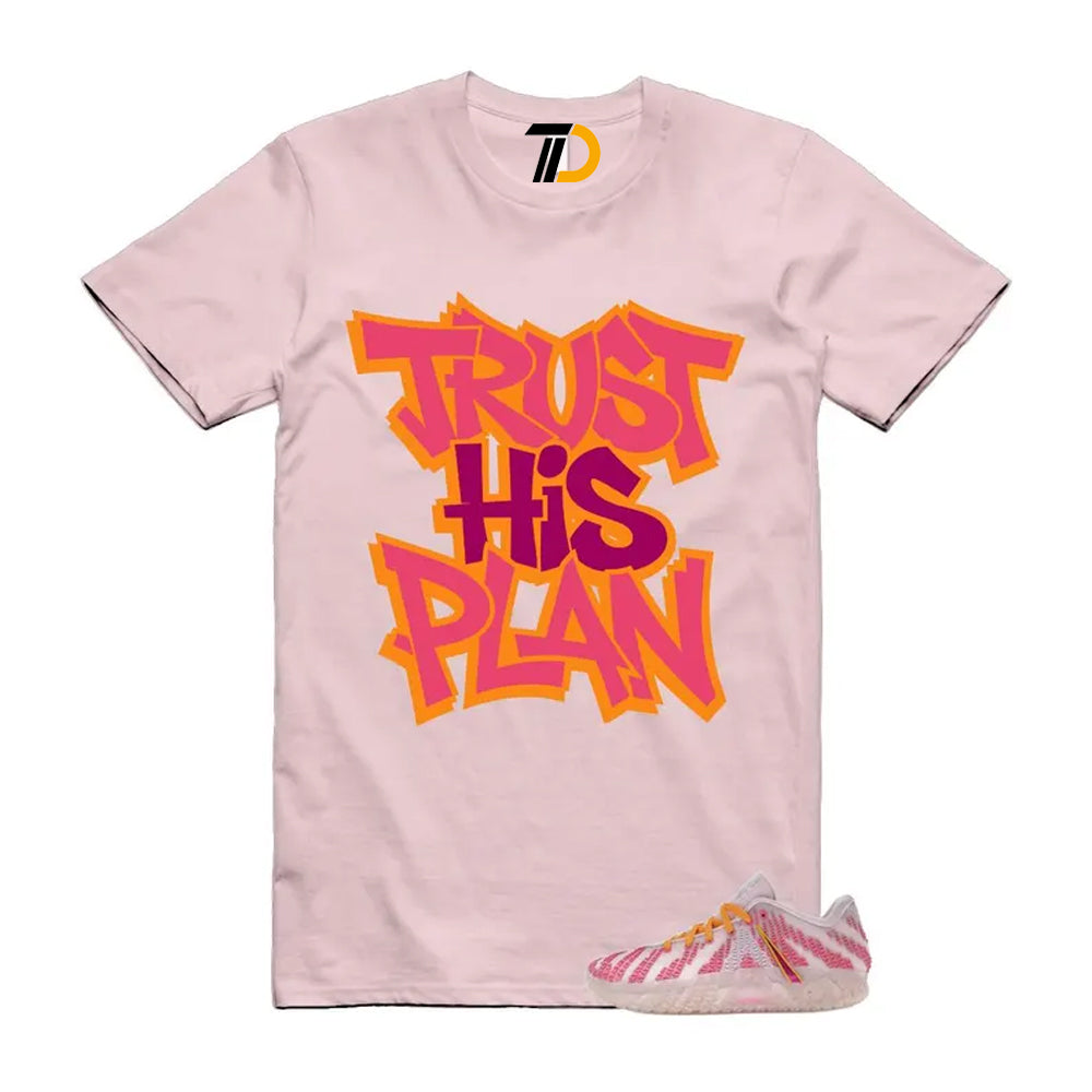 Ja 3 Pink Foam Silt Red Sundial Orange Shirt To Match Trust His Plan Streetwear T-Shirt 2025
