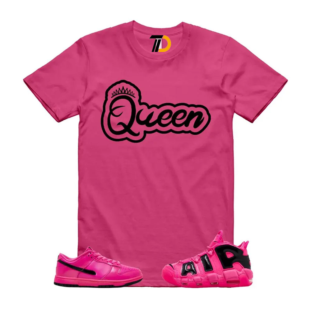 Dunk Pink Blast Black Air More Uptempo SE Low Shirt To Match Queen2 Streetwear T-Shirt 2026