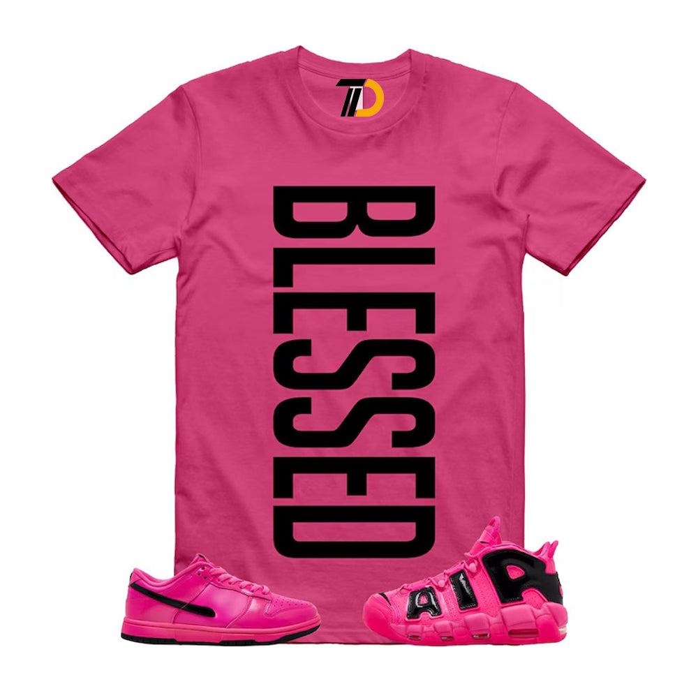 Dunk Pink Blast Black Air More Uptempo SE Low Shirt To Match Vertbls Streetwear T-Shirt 2026