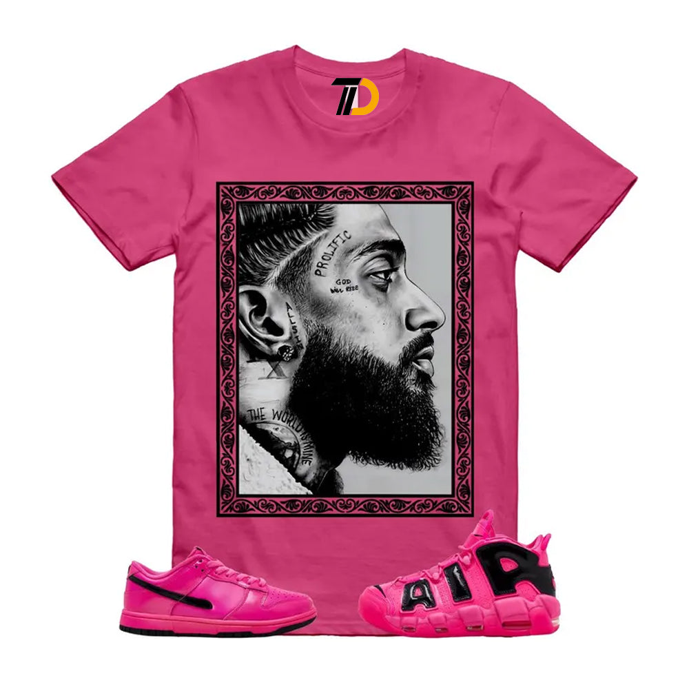 Dunk Pink Blast Black Air More Uptempo SE Low Shirt To Match Nip Streetwear T-Shirt 2026