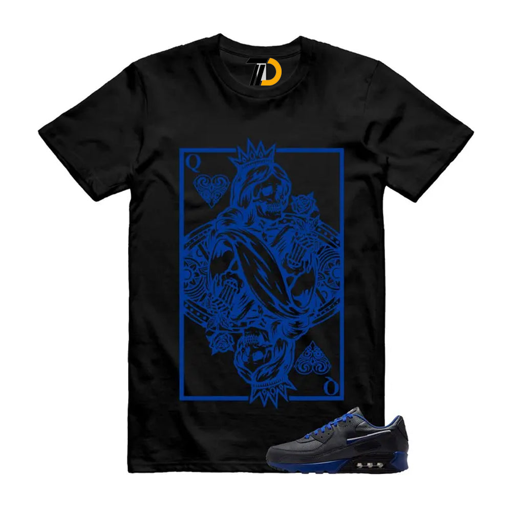 Air Max 90 Indianapolis Anthracite Black Gym Blue Shirt To Match Queen Card Streetwear T-Shirt 2026