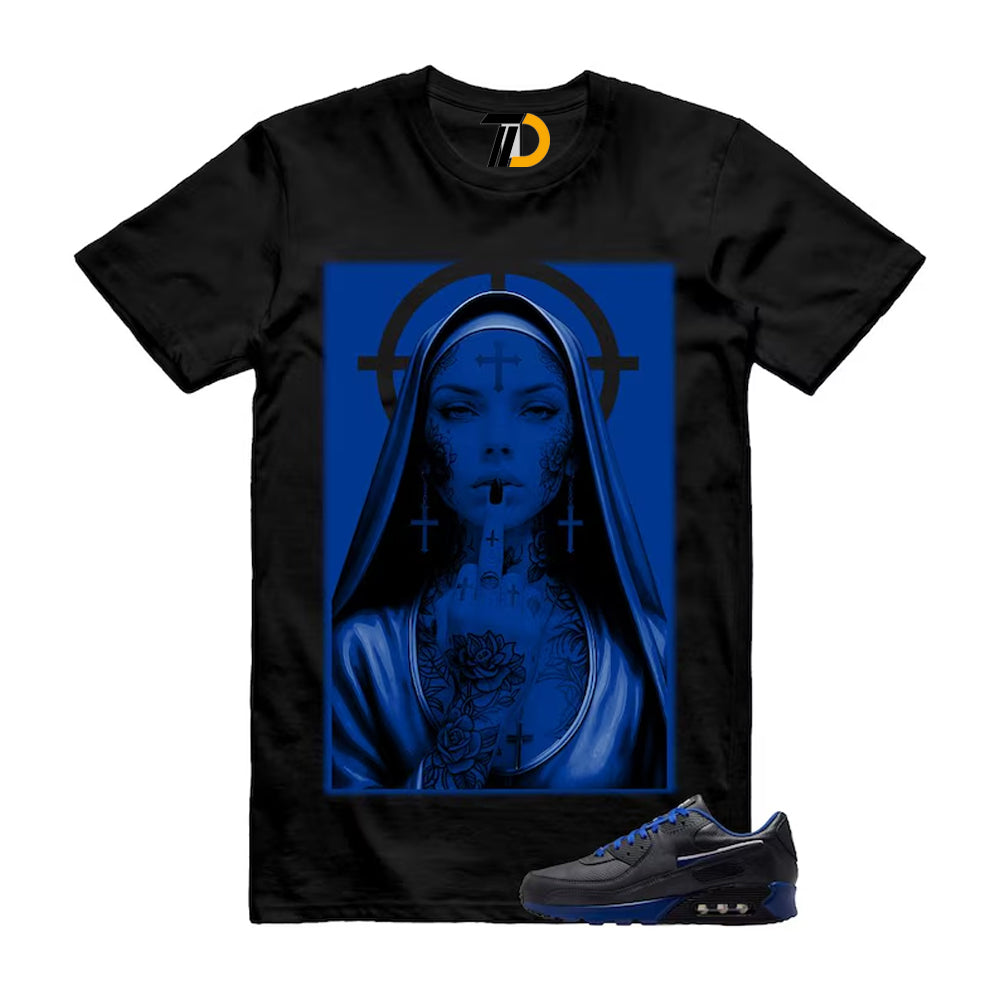 Air Max 90 Indianapolis Anthracite Black Gym Blue Shirt To Match Nun Streetwear T-Shirt 2026