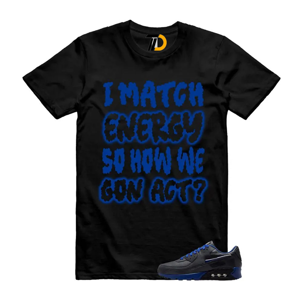 Air Max 90 Indianapolis Anthracite Black Gym Blue Shirt To Match Match Streetwear T-Shirt 2026