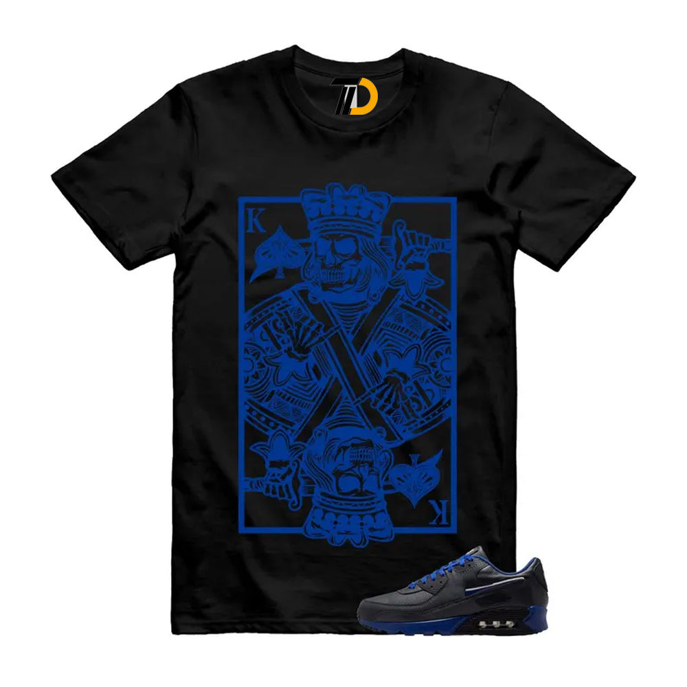 Air Max 90 Indianapolis Anthracite Black Gym Blue Shirt To Match King Card Streetwear T-Shirt 2026