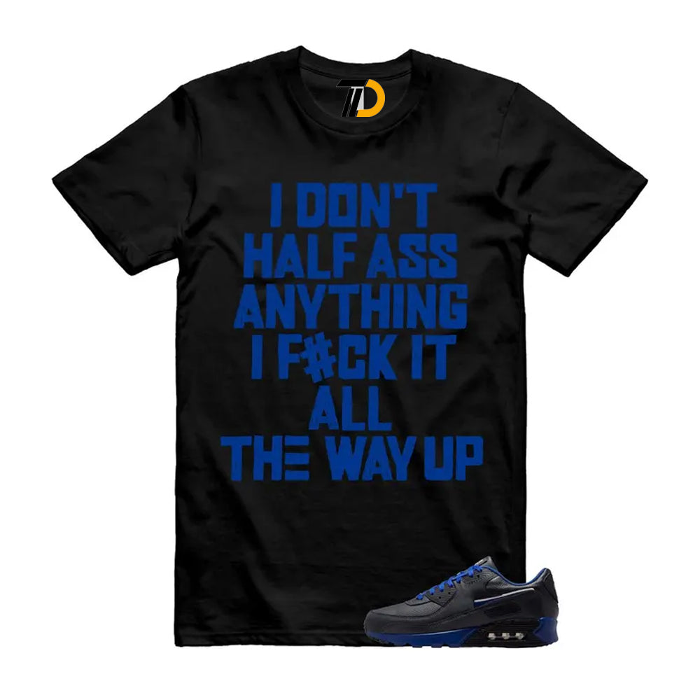 Air Max 90 Indianapolis Anthracite Black Gym Blue Shirt To Match Half Streetwear T-Shirt 2026