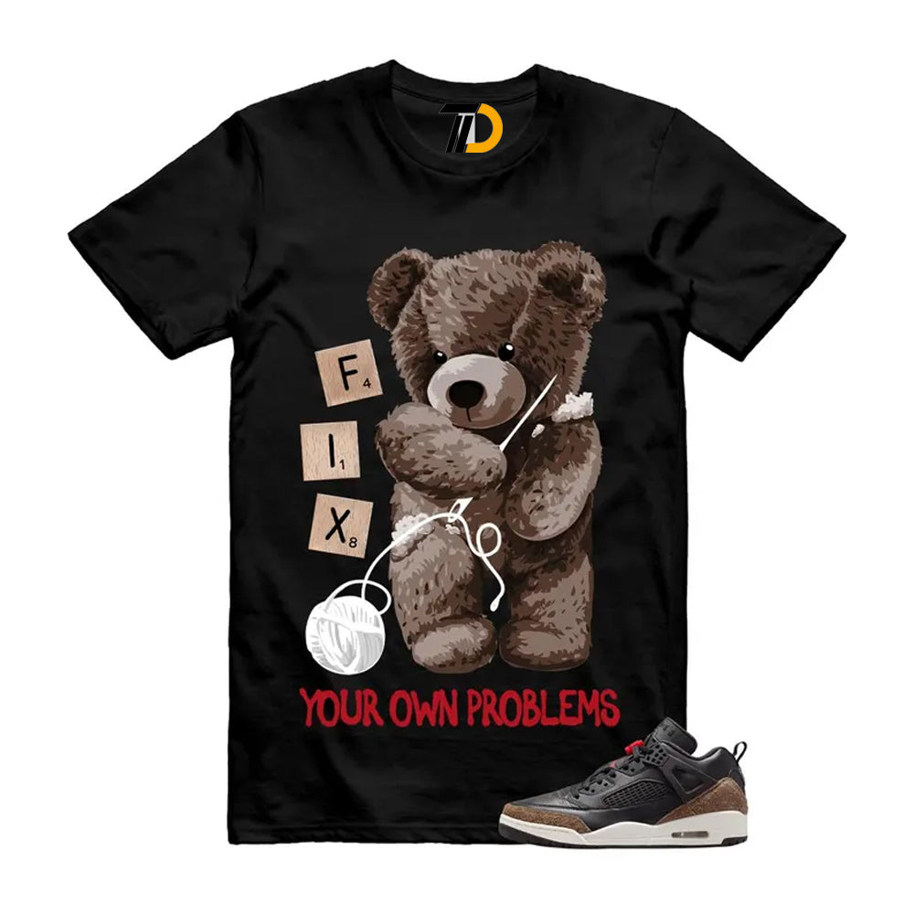 Spizike Palomino Black Phantom University Red Low Shirt To Match Fix Streetwear T-Shirt 2026