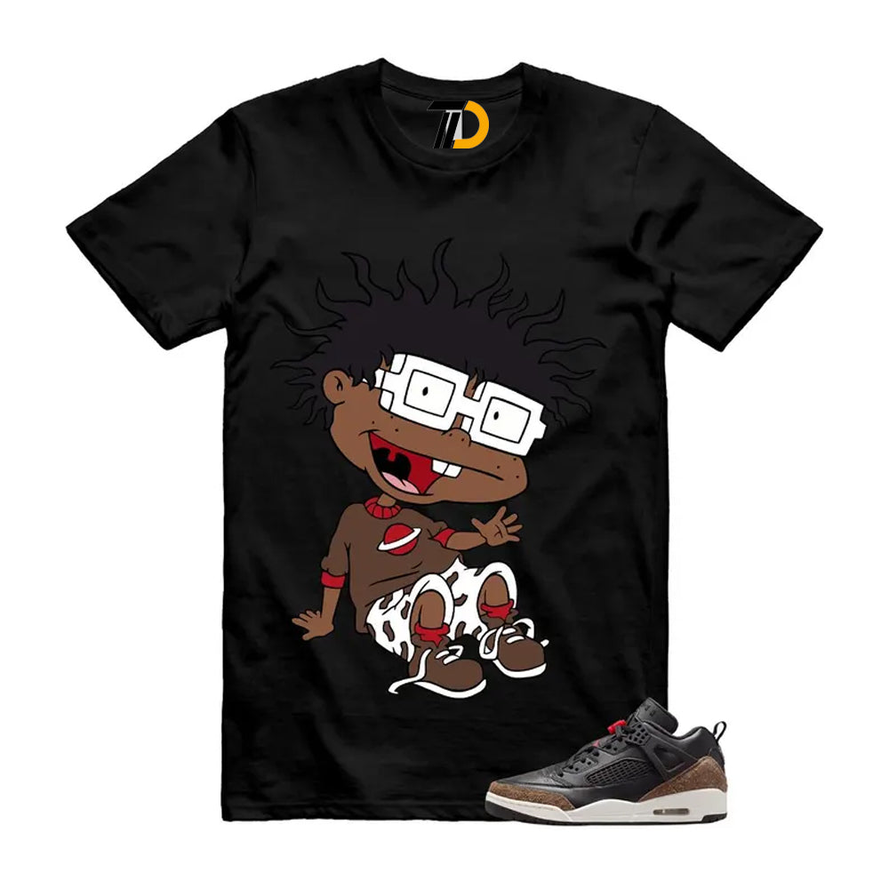 Spizike Palomino Black Phantom University Red Low Shirt To Match Finster Streetwear T-Shirt 2026