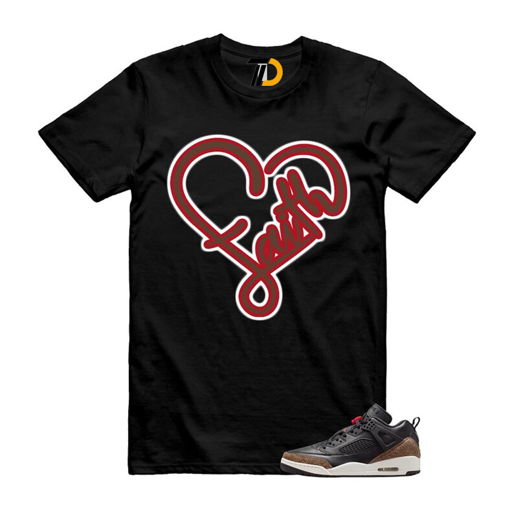 Spizike Palomino Black Phantom University Red Low Shirt To Match Faith Streetwear T-Shirt 2026
