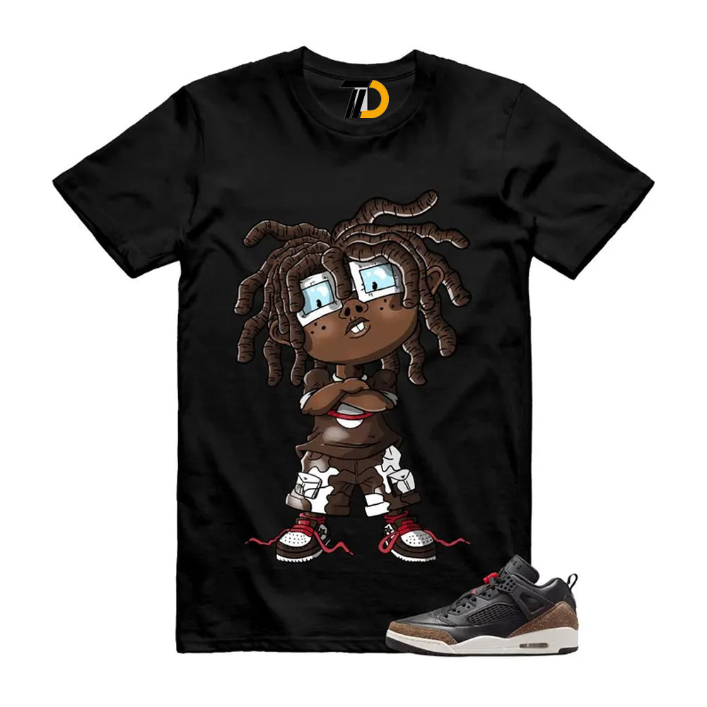 Spizike Palomino Black Phantom University Red Low Shirt To Match Chongo Streetwear T-Shirt 2026