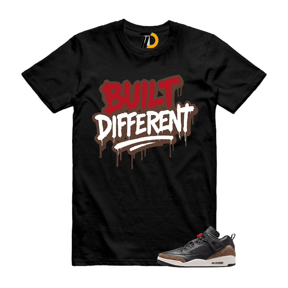 Spizike Palomino Black Phantom University Red Low Shirt To Match Built Different Streetwear T-Shirt 2026