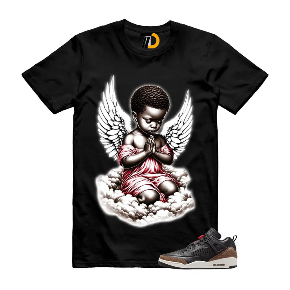 Spizike Palomino Black Phantom University Red Low Shirt To Match Angel Streetwear T-Shirt 2026