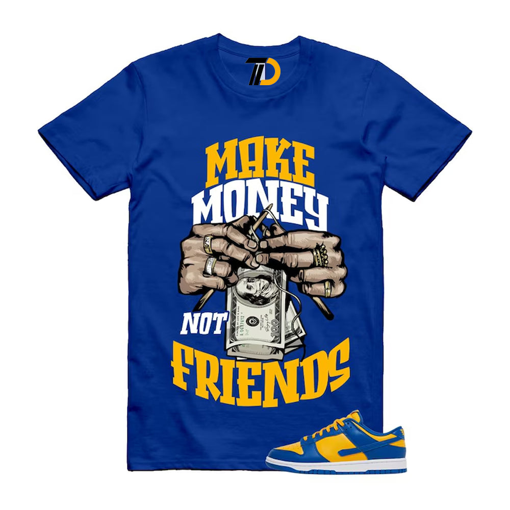 Dunk Blue Jay University Gold White Low Shirt To Match Make Money Not Friends Streetwear T-Shirt 2022